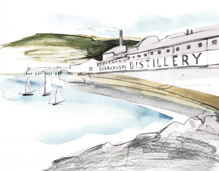 Bunnahabhain Distillery by Fran Waddell