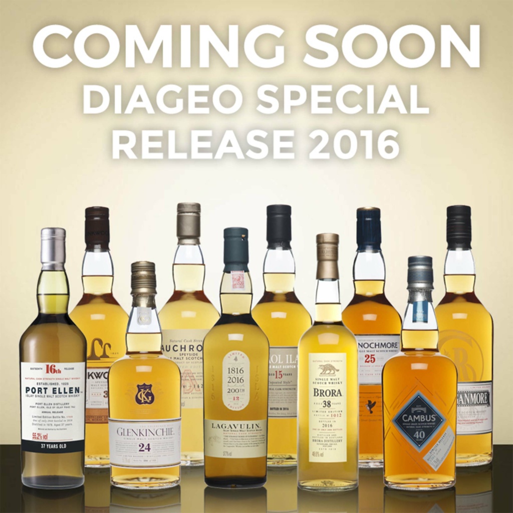New Releases: Diageo Special Release 2016