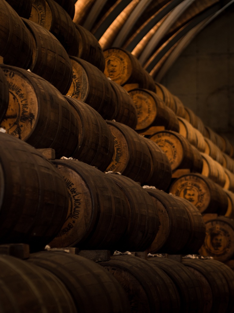 Whisky Casks In Warehouse