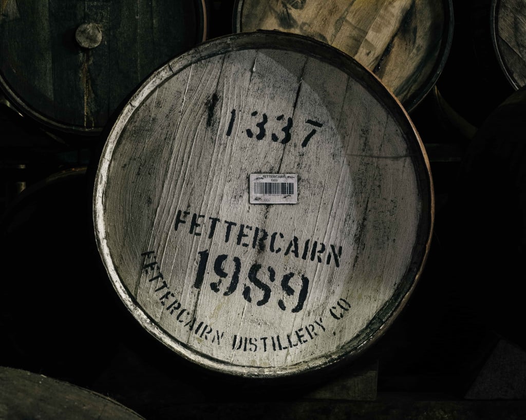 Cask at Fettercairn Distillery