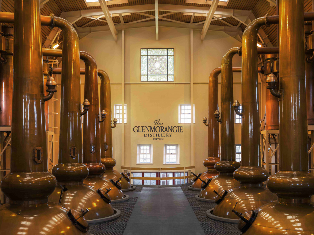 Glenmorangie Distillery Stills