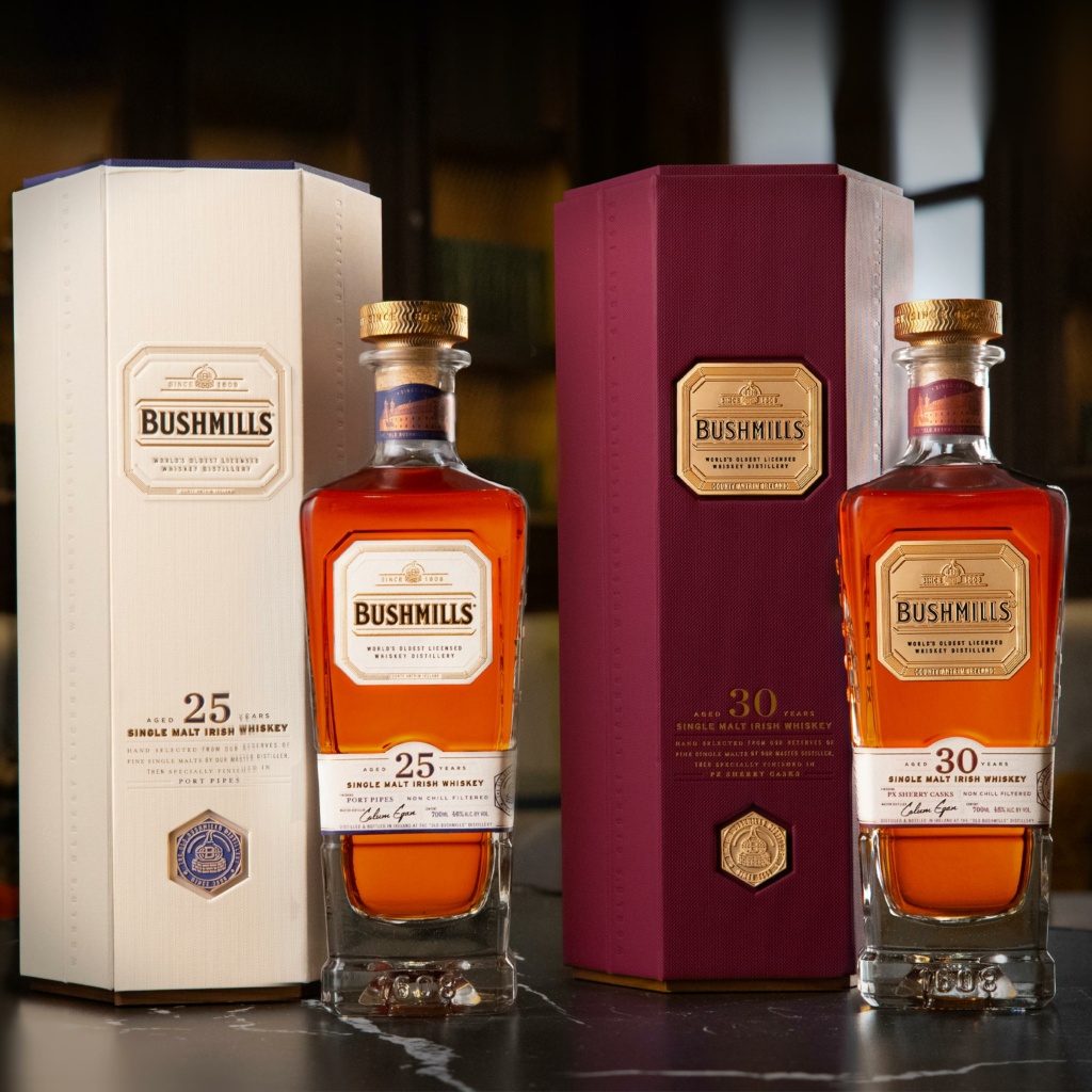 New Release: Bushmills 25 & 30 Year Old
