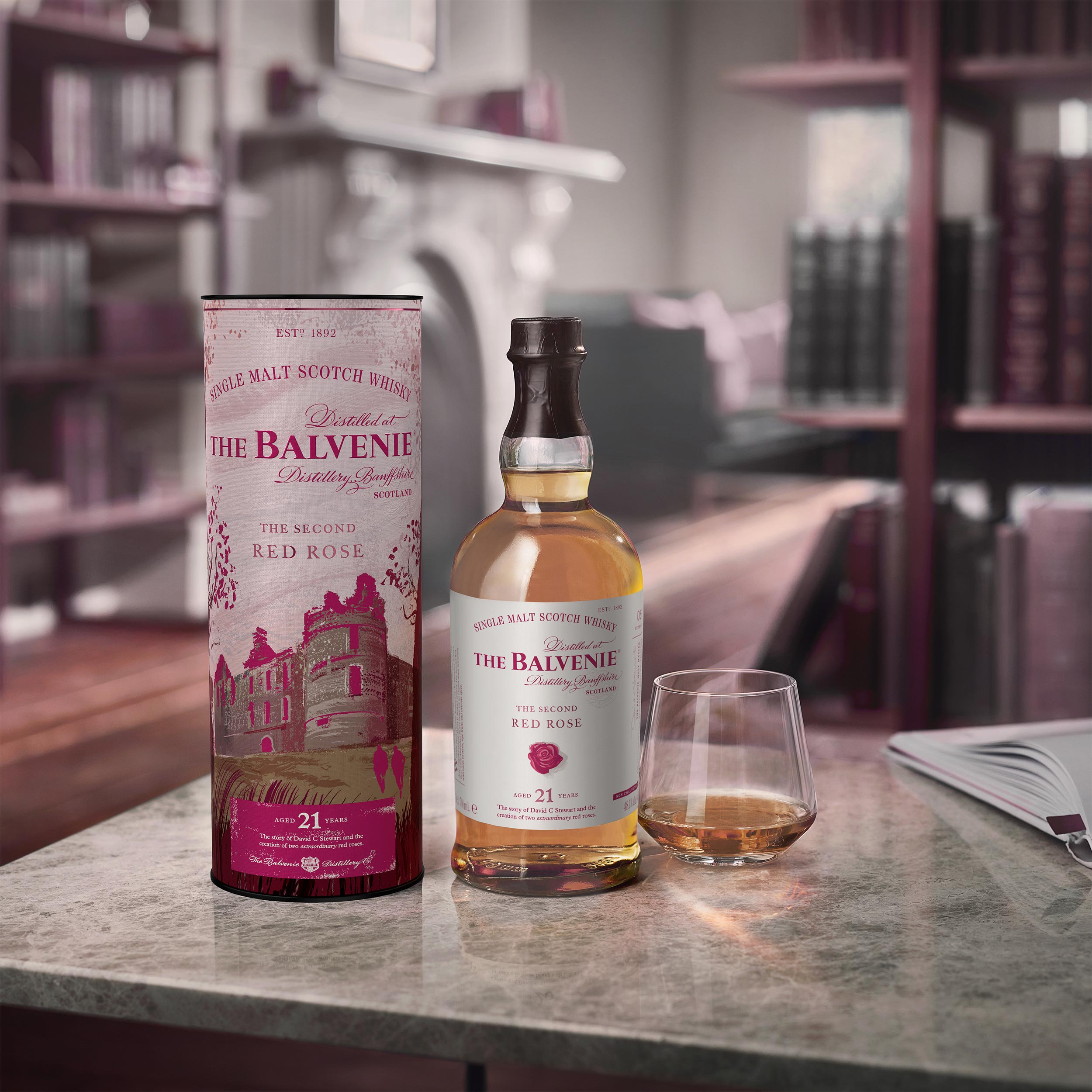 THE BALVENIE 21年 THE SECOND RED ROSE Balvenie 21 Years The Second Red Rose - Whisky.com