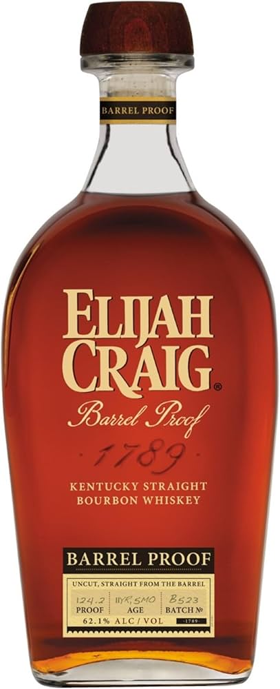 Elijah Craig 12 Ans 121 Proof - B522 70cl
