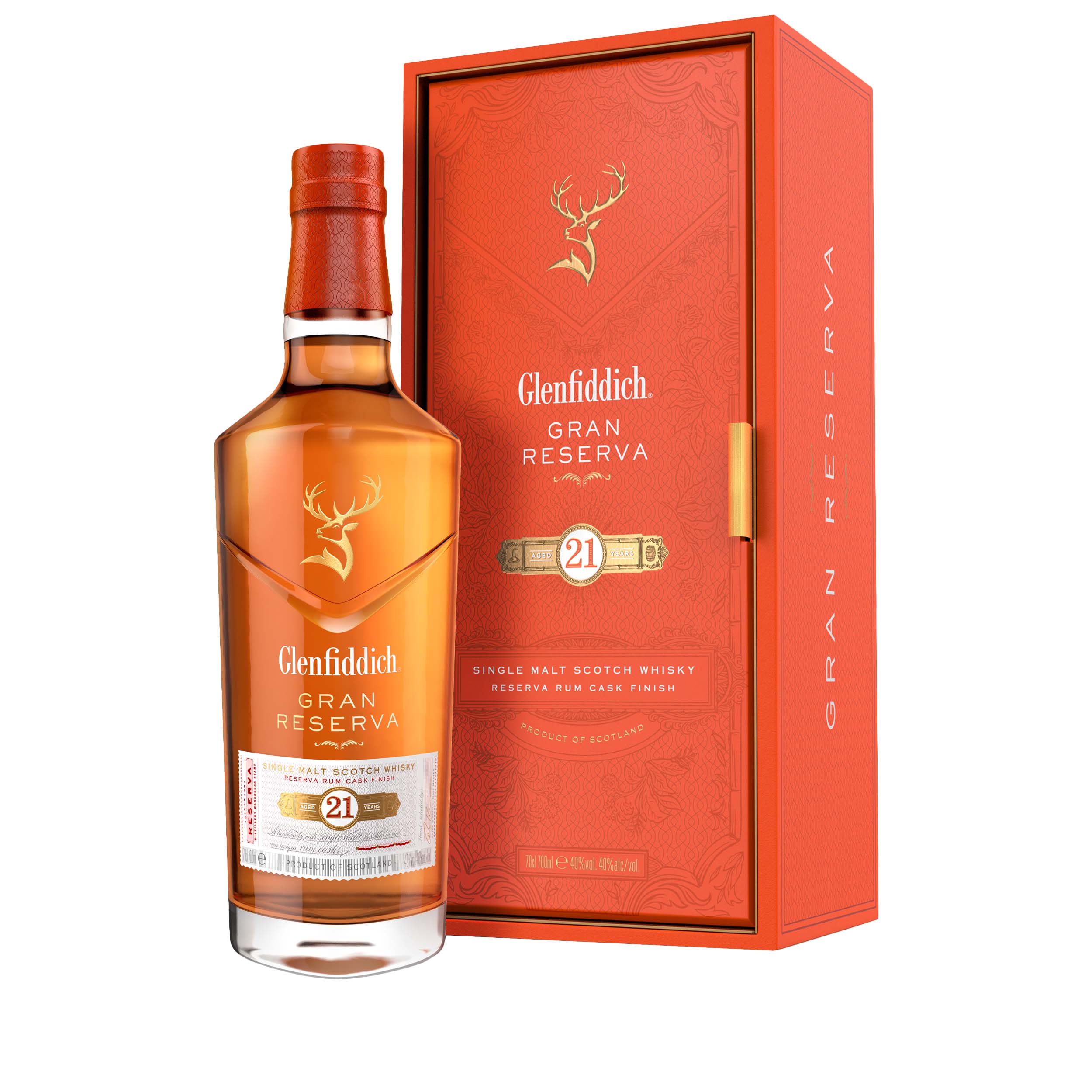 Glenfiddich 21 ans Gran Reserva Speyside Single Malt Scotch Whisky 70cl