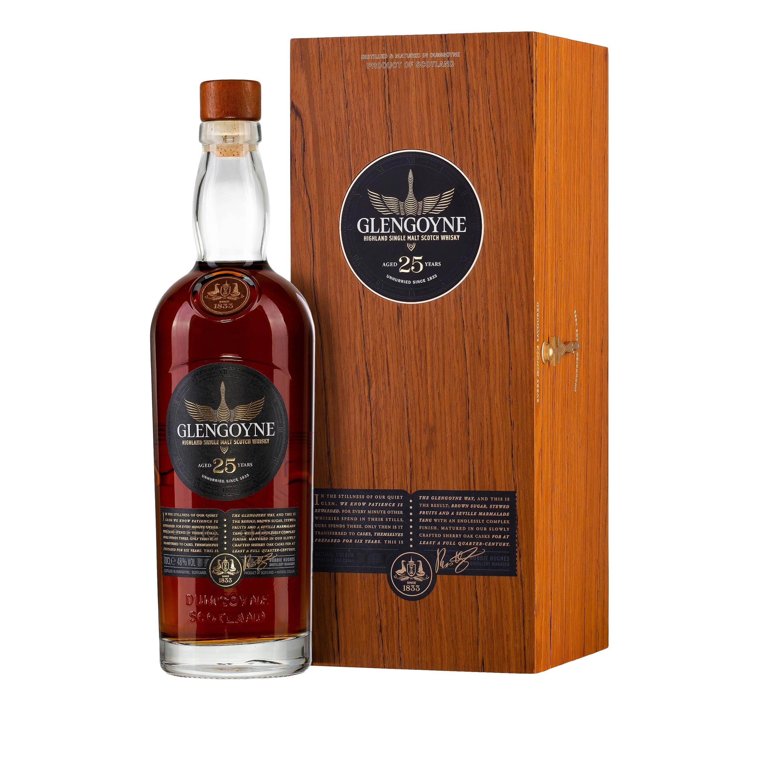 Glengoyne 25 ans Highland Single Malt Scotch Whisky 70cl