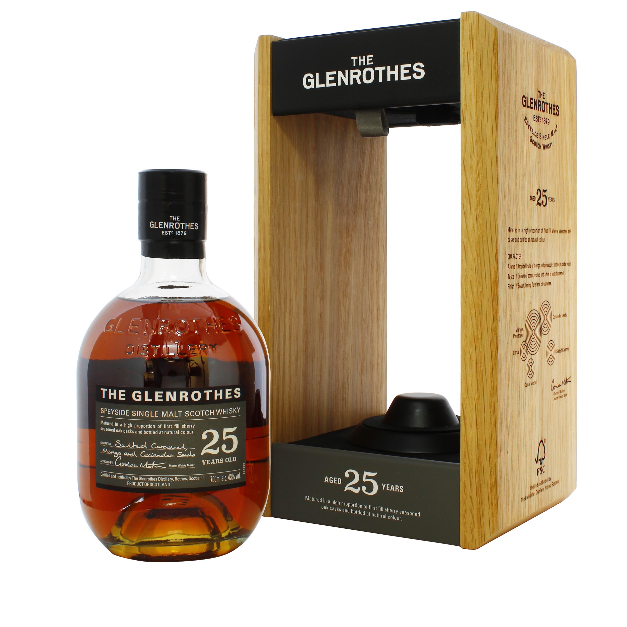Glenrothes 25 ans Speyside Single Malt Scotch Whisky 70cl