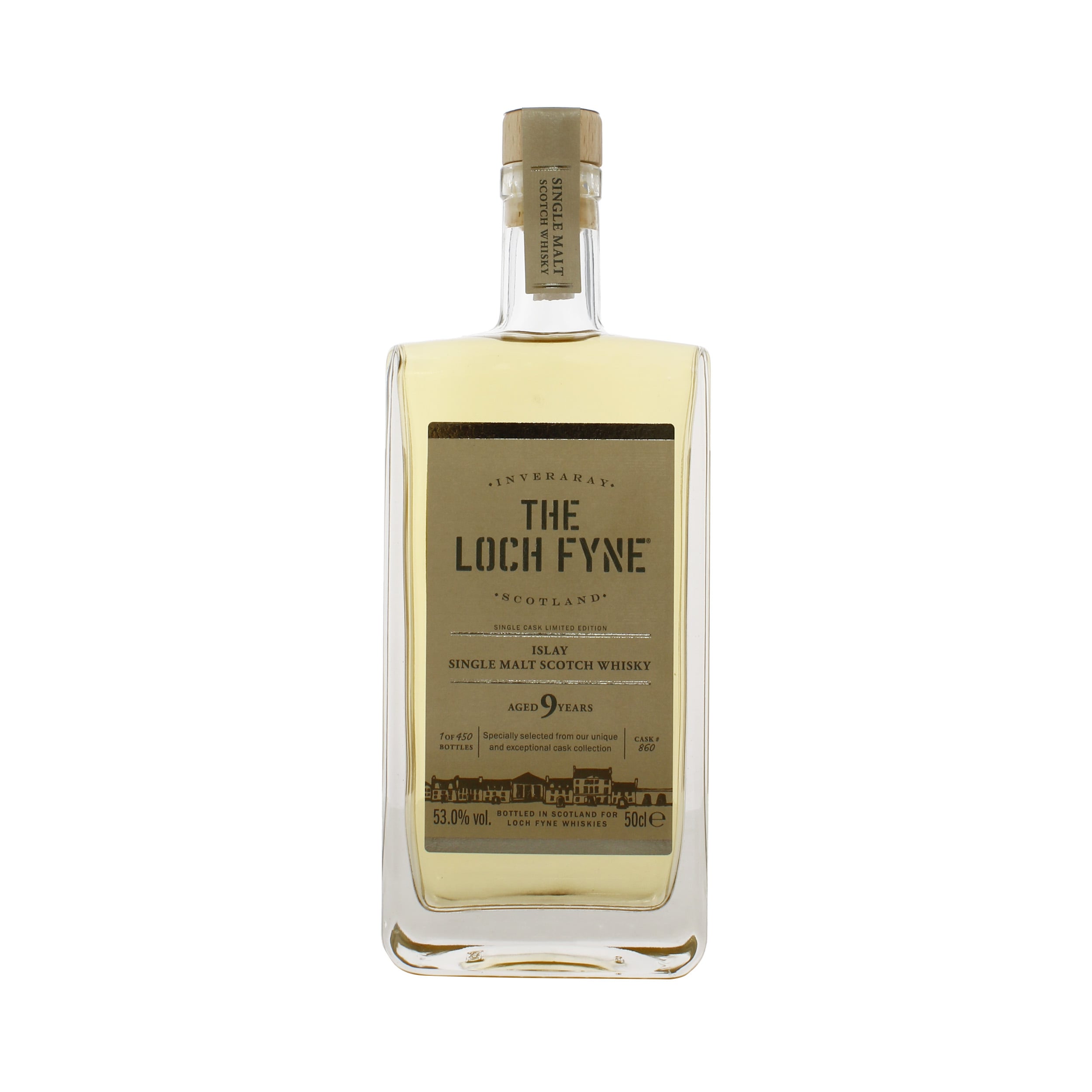 The Loch Fyne Islay 9 Year Old #860 Single Cask Islay Single Malt Scotch Whisky 50cl