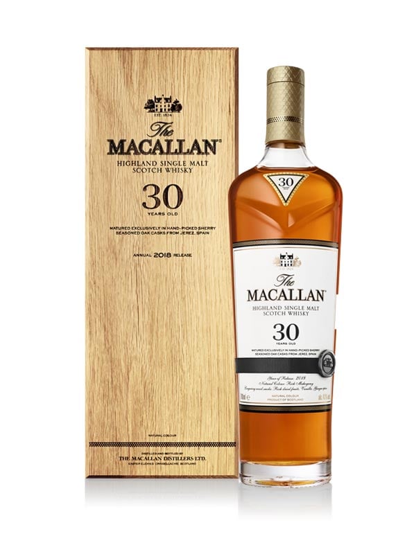 Macallan 30 ans Sherry Oak - Release 2023 Speyside Single Malt Scotch Whisky 70cl