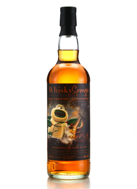 Whisky Sponge Bowmore 18 ans Edition 74 Single Cask Islay Single Malt Scotch Whisky 70cl