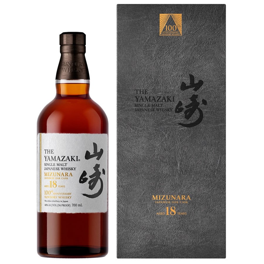 Yamazaki 18 ans Mizunara Suntory 100th Anniversary Release Limited Edition 70cl