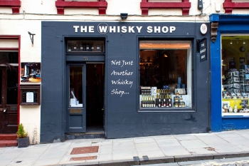 Image Showing the front of the Whisky Shop on Victoria Street
