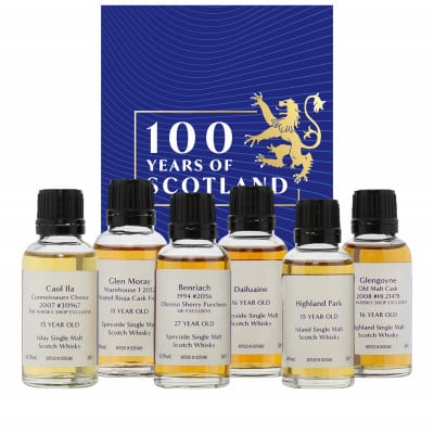 100 Years of Scotland 6x3cl Whisky Gift Pack