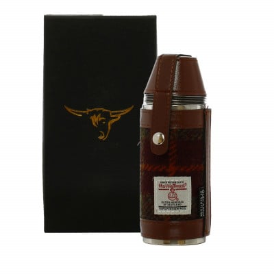 Harris Tweed 8oz Hunting Flask Rust Check