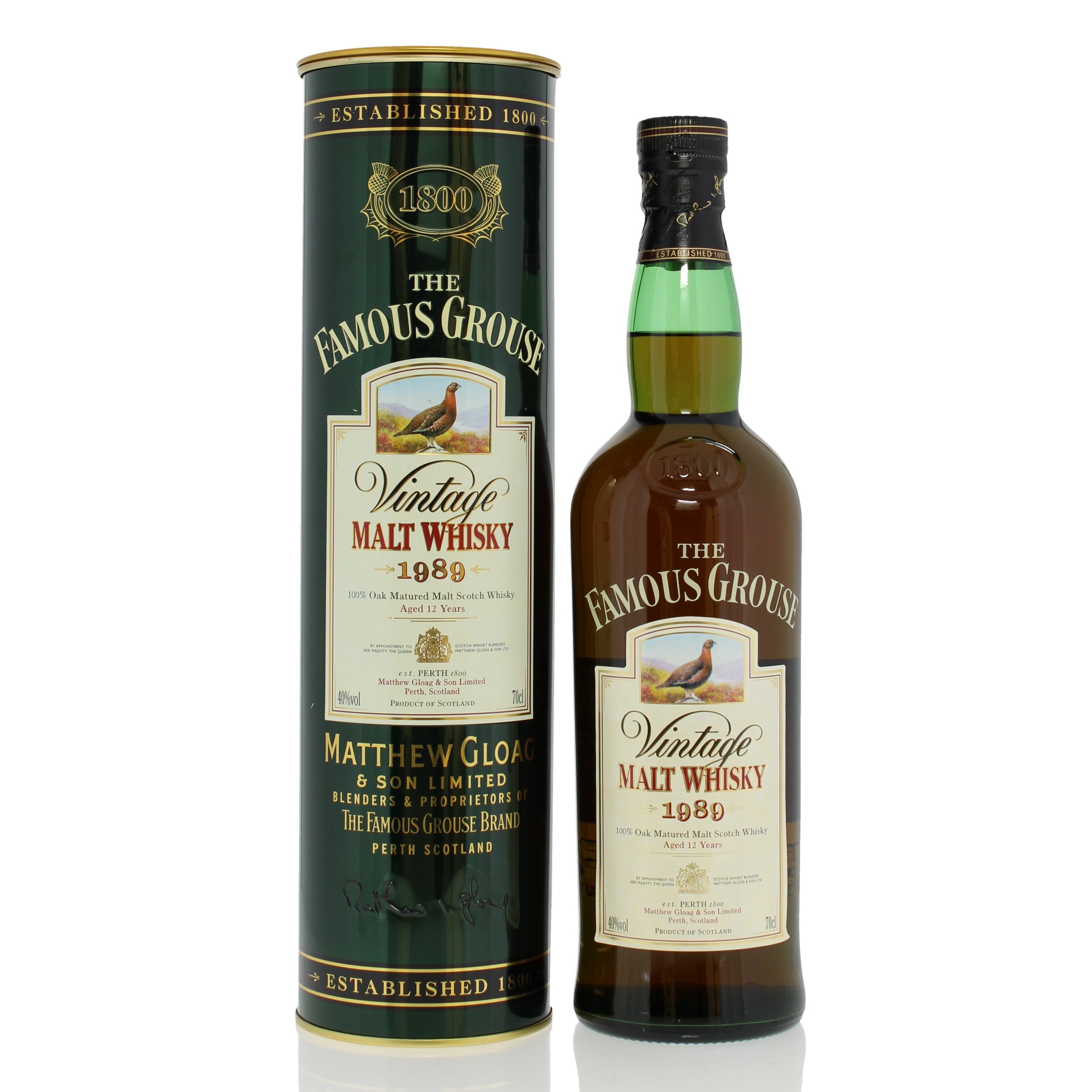 Famous Grouse 1989 12 Year Old Auction A100083 | The Whisky