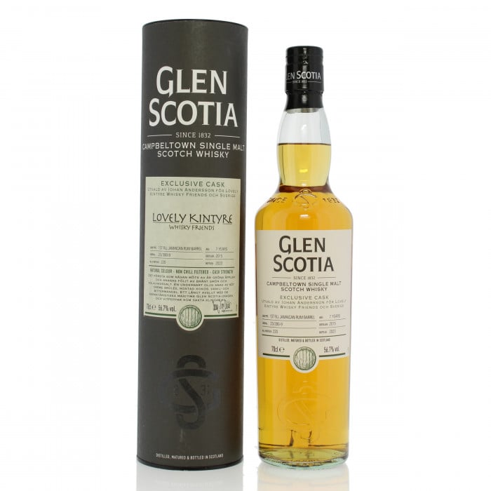 Glen Scotia 2015 7 Year Old Single Cask #23/390-9 Exclusive Cask - LKWF & Sweden