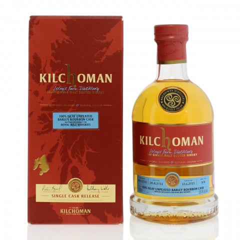 Kilchoman 2011 8 Year Old Single Cask 490 100 Islay Unpeated Royal Mile Whiskies