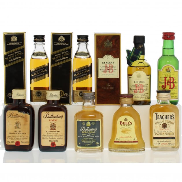 Assorted Scotch Whisky Miniatures x9 Auction A102131 | The Whisky Shop ...