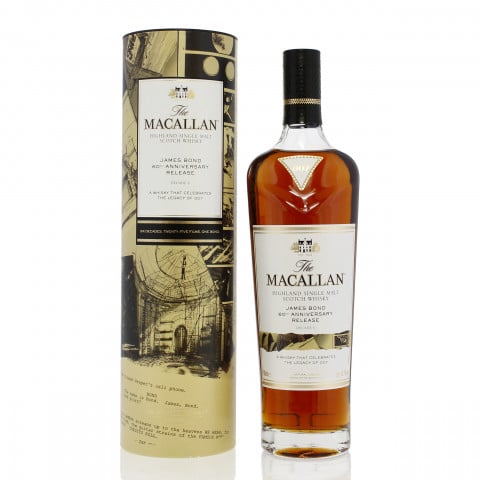 MACALLAN JAMES BOND 60TH ANNIVERSARY RELEASE DECADE V