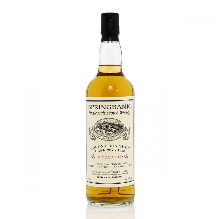 Springbank 1992 30 Year Old Single Cask #267 Private Bottling Coronation Year