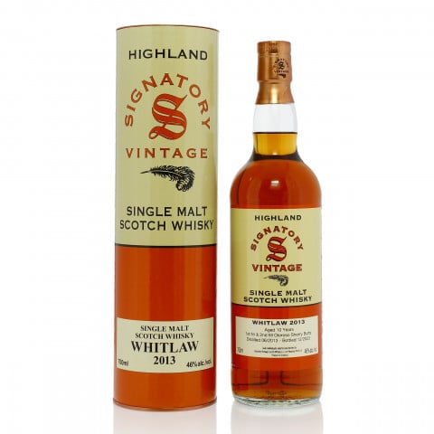 Whitlaw 2013 10 Year Old Signatory Vintage