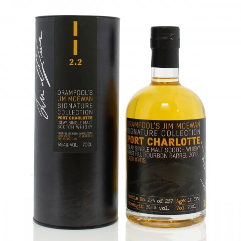 Port Charlotte 2010 10 Year Old Single Cask 1415 Dramfools Jim McEwan Signature Collection 22