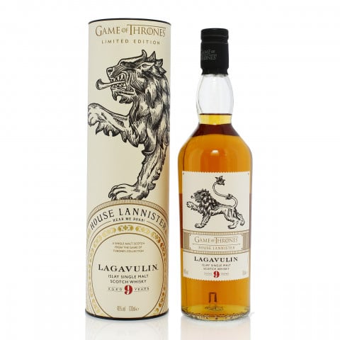 LAGAVULIN 9 YEAR OLD GAME OF THRONES HOUSE LANNISTER