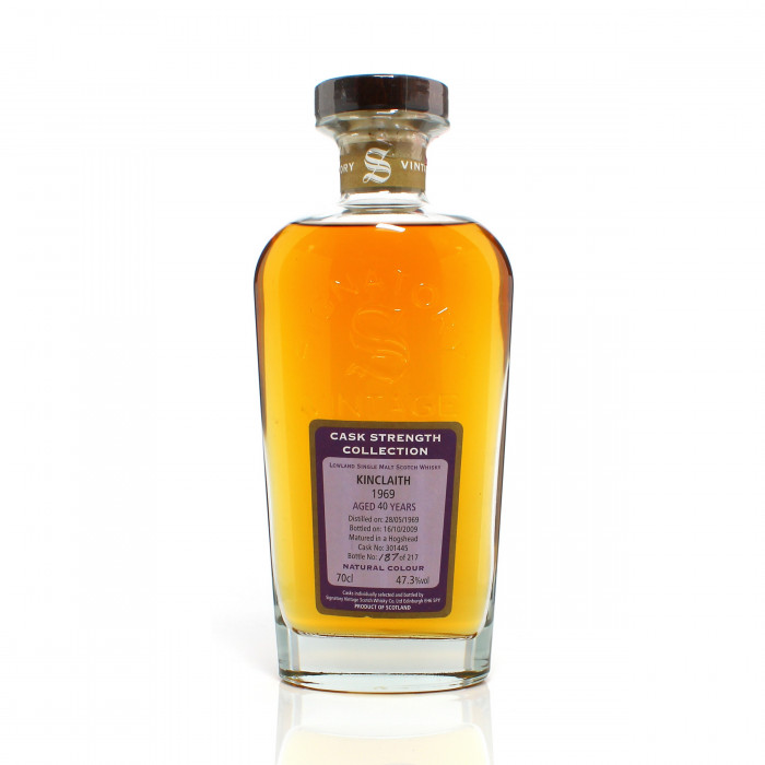 Kinclaith 1969 40 Year Old Single Cask #301445 Signatory Cask Strength Collection 