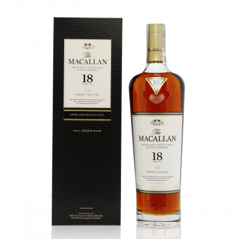 Macallan 18 Year Old Sherry Oak 2024 Release