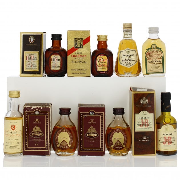 Assorted Scotch Whisky Miniatures x8 Auction A112063 | The Whisky Shop ...