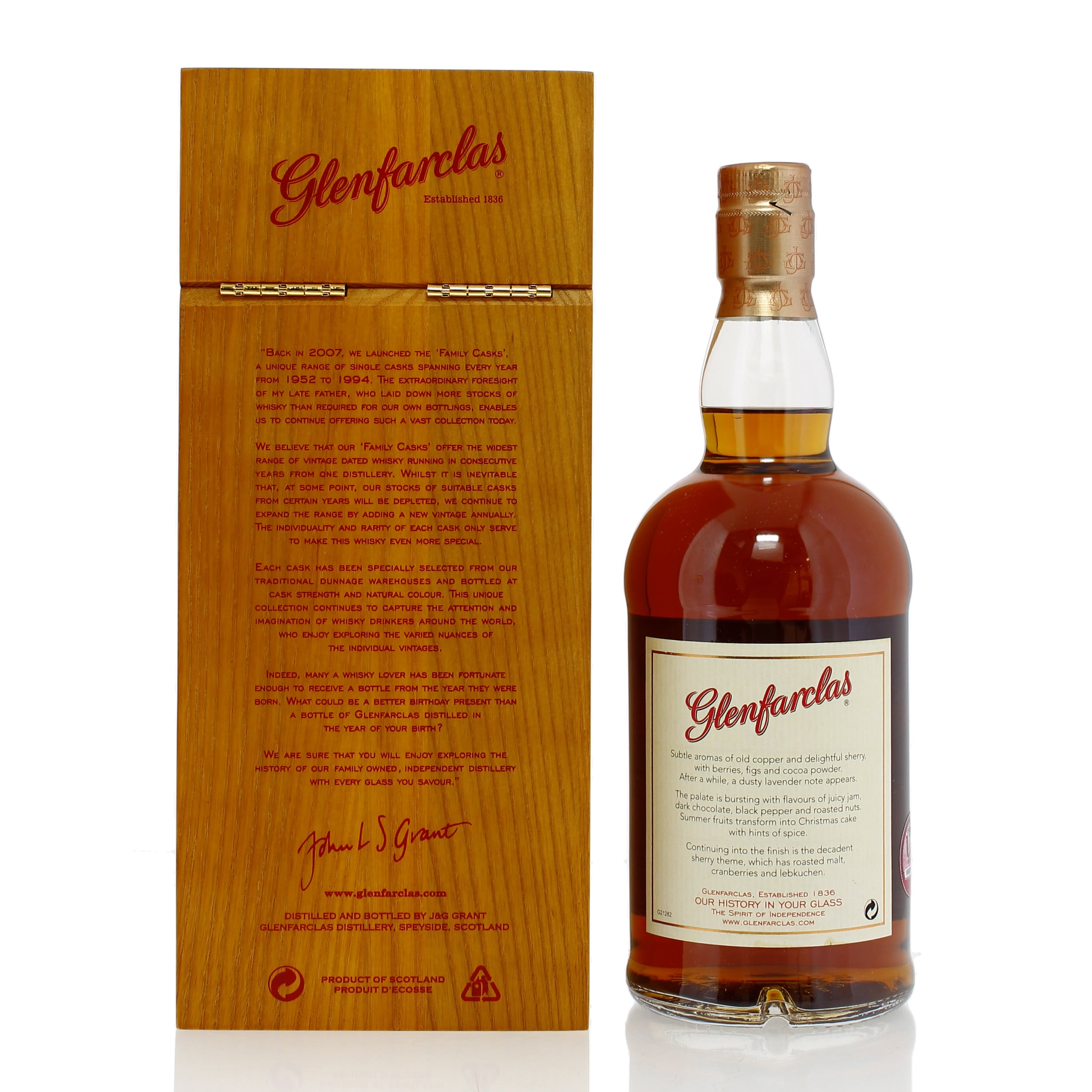 Glenfarclas 1995 28 Year Old Single Cask #2296 Family Casks - RMW