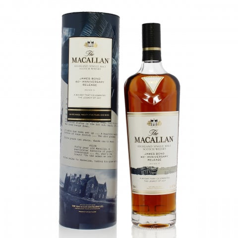 Macallan James Bond 60th Anniversary Release Decade VI
