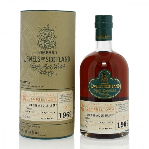 Springbank 1969 44 Year Old Single Cask 7 Lombard Jewels of Scotland