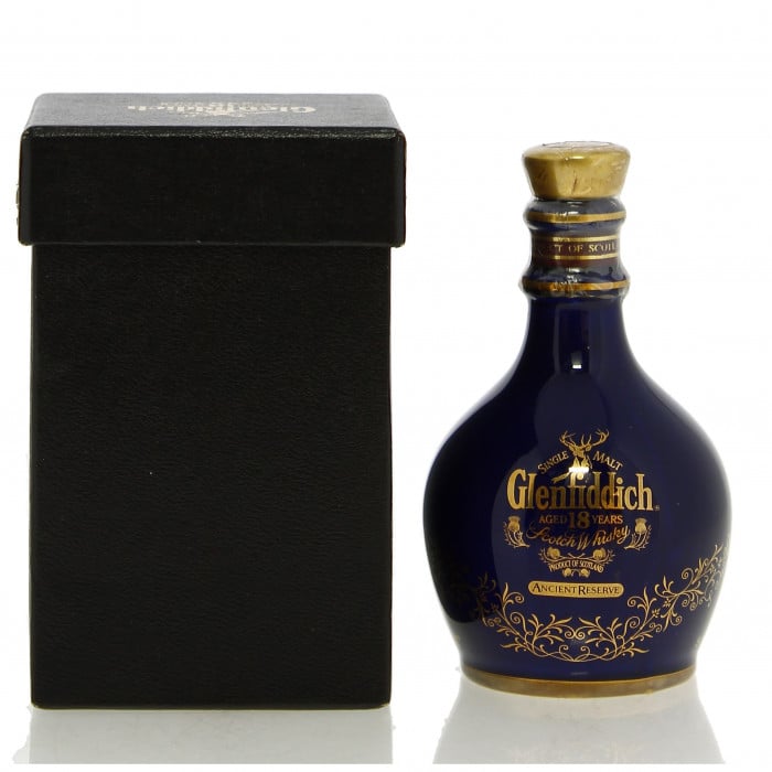 Glenfiddich 18 Year Old Ancient Reserve Blue Decanter Miniature