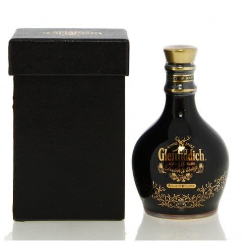 Glenfiddich 18 Year Old Ancient Reserve Black Decanter Miniature