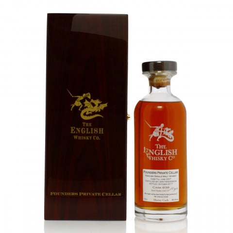 The English Whisky Company 2007 10 Year Old Single Cask 838 Founders Private Cellar