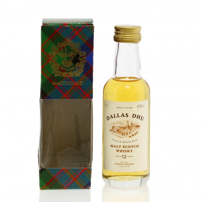 Dallas Dhu 12 Year Old Gordon & MacPhail Miniature