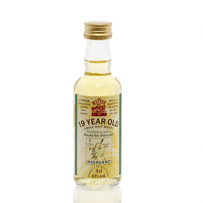 Dallas Dhu 1978 19 Year Old Master of Malt Miniature