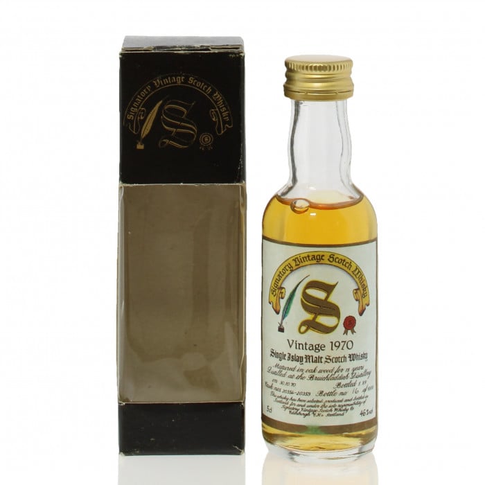 Bruichladdich 1970 18 Year Old Signatory Vintage Miniature