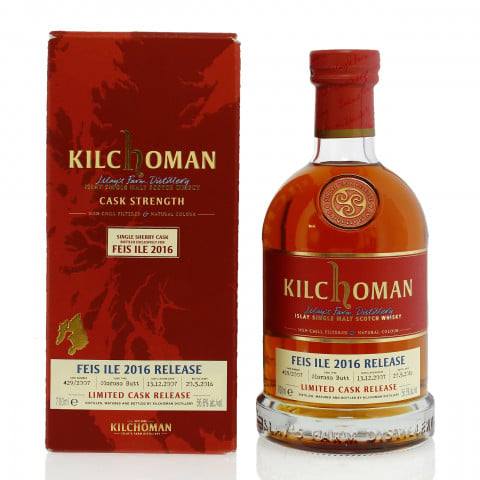 Kilchoman 2007 8 Year Old Single Cask 429 Oloroso Butt Feis Ile 2016