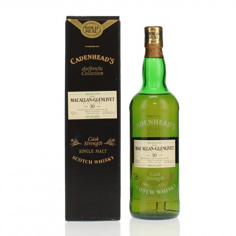 MacallanGlenlivet 1963 30 Year Old Cadenheads Authentic Collection
