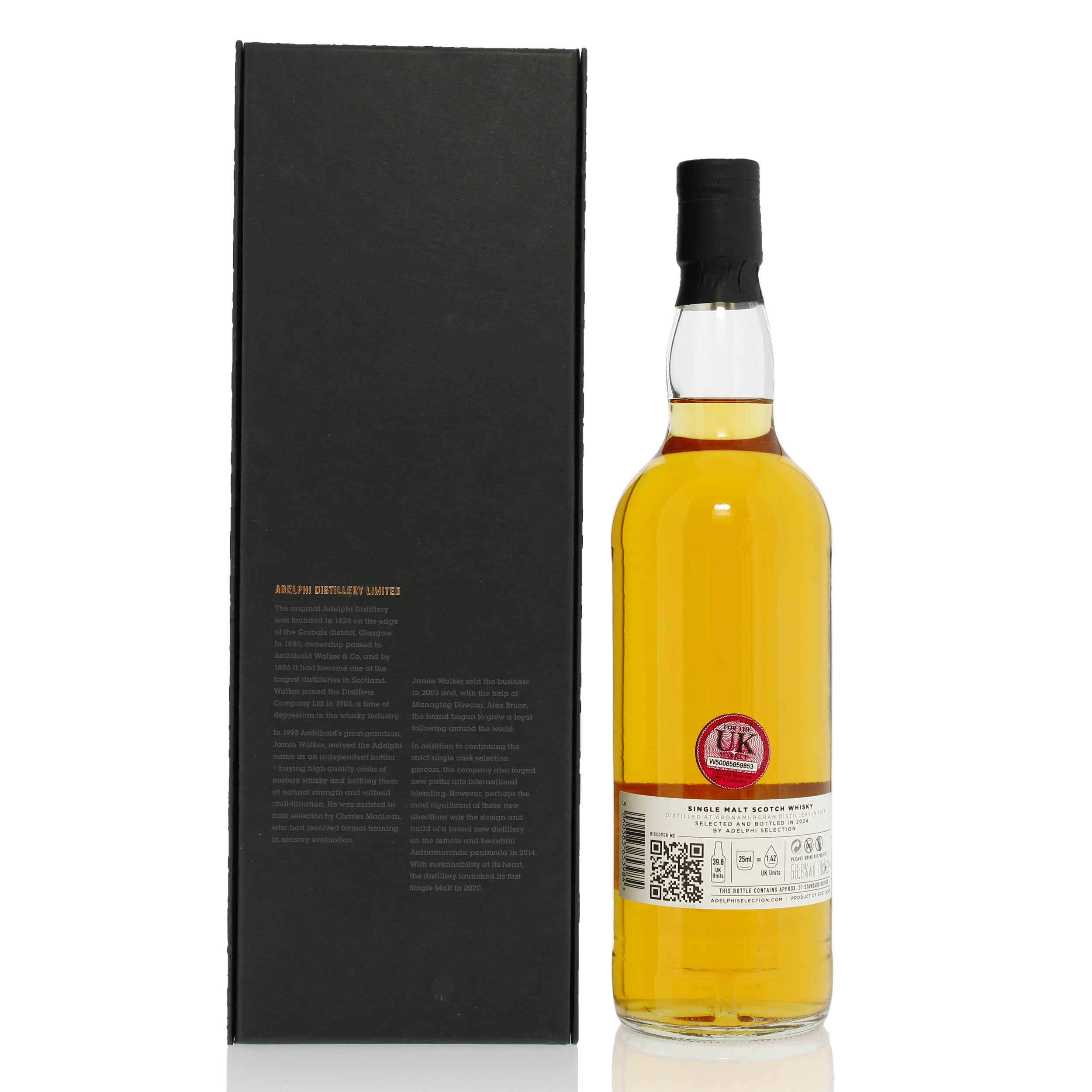 Ardnamurchan 2014 10 Year Old Single Cask #10 Adelphi Selection