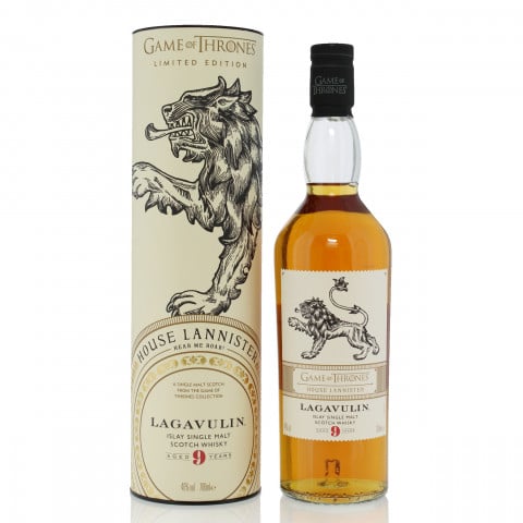 LAGAVULIN 9 YEAR OLD GAME OF THRONES HOUSE LANNISTER
