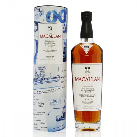 Macallan 2007 18 Year Old James Bond Diamonds Are Forever 55th Anniversary Release