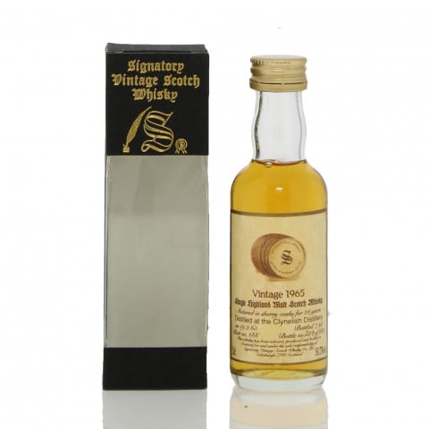 Clynelish 1965 28 Year Old Single Cask #666 Signatory Vintage Miniature