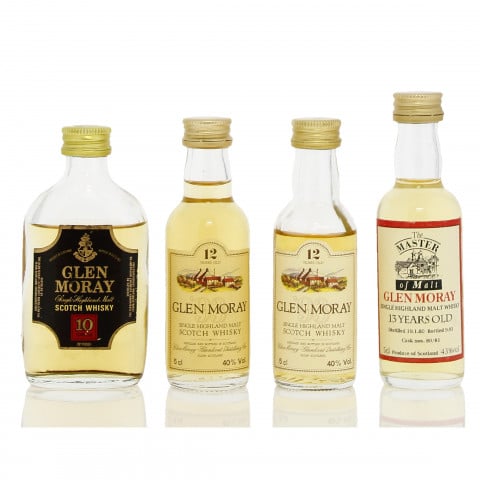 Assorted Glen Moray Miniatures x4