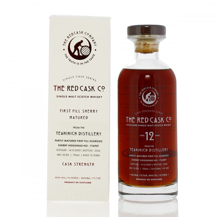 Teaninich 2009 12 Year Old Single Cask #716907 Global Whisky Red Cask Co.