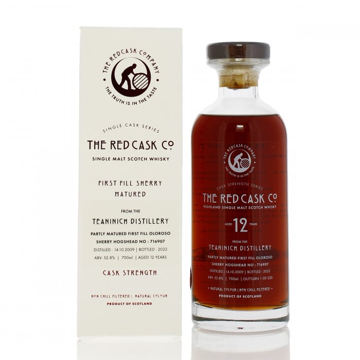 Teaninich 2009 12 Year Old Single Cask #716907 Global Whisky Red Cask Co.