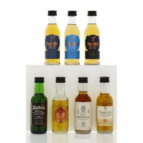 Assorted Single Malt Miniatures x7