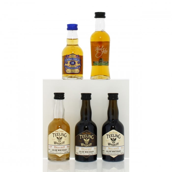 Assorted World Whisky Miniatures x5